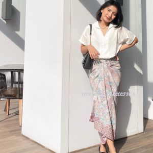 Rok Lilit Batik Bawahan Kebaya Modern Rok Serut Batik