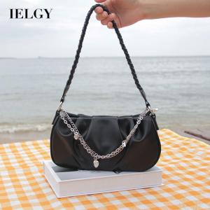 IELGY womens korean style twist shoulder strap messenger bag