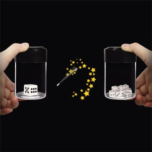 Plastic Novelty Explode Explosion Dice Close Up Trick Prank Trick Toy Easy Magic Tricks For Kids Magic Prop Novelty Funny Toy Close-up Performance Joke Prank Toy Children Gifts