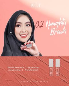 B.U.T Soft Matte Creamy Liquid Lipstik Moisturizer Long Lasting Tersedia 5 Warna Lipstik Ombre