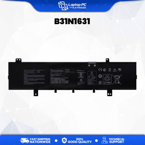 PC Tech Laptop Battery B31N1631 Compatible with ASUS Vivo Book 15 X505BA-1A X505BA-1B X505BP-3F 11.55V / 3653mAh