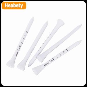 【2-3 ngày giao hàng】 50Pcs Chuyên Nghiệp Golf Tees 83Mm Trắng Golf Gỗ Tee Quy Mô Golf Tees