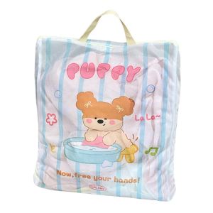 OKDEALS Cute Cartoon Cat Puppy Zippered Mesh Laundry Bags Anti-deformation Anti-Winding Protective Washing Bag Creative Laundry Care Underwear Cleaning Protector Bra Underwear