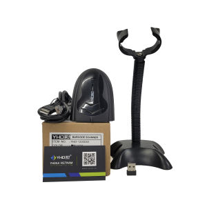 Máy bắn mã vạch không dây mẫu mới YHD 1200DW 2D đọc mã vạch barcode 1D qrcode 2D kết nối USB không dây dùng trên Máy tính
