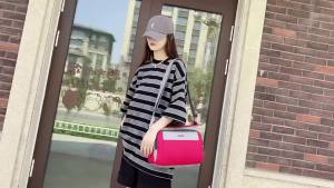 LZD New Travel Agency Messenger Bag Oxford Cloth Simple Large Capacity Waterproof Gift Bag Sports Travel Shoulder Bag