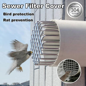 Purrhappy Stainless Steel Drain Cover Floor Drain Mesh Strainer Anti Block Tahan Lama Roof Balcony Rumah