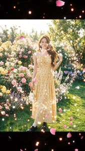 女生法式碎花连身裙连衣裙 吊带长裙Women Floral Maxi Dress Korean Style French Vintage Spaghetti Strap Long Dress Elegant Summer Dress