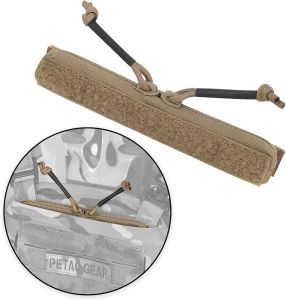 PETAC GEAR Tactical Drop-in Zipper Inserts for Built-in Vest Plate Bag Admin Pocket.