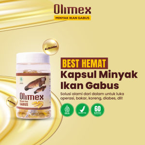 Olimex  - Kapsul Ekstrak Ikan Gabus Channa Striata Mempercepat Pengeringan Luka Pasca Operasi