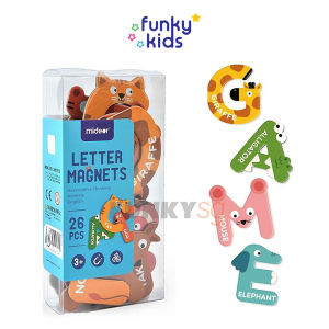 MiDeer Kids Learning Alphabet Magnets Letter Magnetic Fridge Magnet