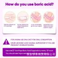 Boric Acid Vaginal Suppositories For Vaginal Yeast Infection For Bacterial Vaginosis 30PCS / 600mg. 