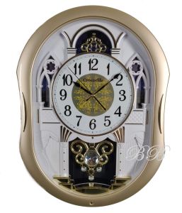 100% ORIGINAL CROCODILE Melody Sweep Movement Pendulum Wall Clock (Jam Dinding) CPS6140