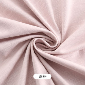 Premium Combed Cotton Fabric Heavyweight Tshirt Material for Women Kids Clothing Thick Soft Textile