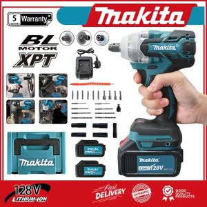 Makita 【With warranty card】【Ship within 6 hours】Original Brushless Impact Wrench Speed ​​Shift Impact Lithium Battery Tool Set