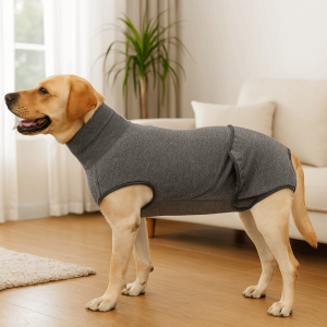 YITAQI Breathable Dog Recovery Suit Washable Elastic Dog Abdominal Bandages Professional Comfortable Pet Diaper Jumpsuit Postoperative Care