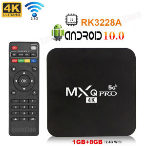 MXQ Pro 5G Android 10.0 TV Box RK3228A Quad Core 4K HD 2.4G&5G Dual Wifi 2GB 16GB Smart Media Player MXQPRO Set Top Box