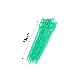 30/50Pcs Reusable Garden Nylon Cable Tie Plant Support Bush Fastener Tree Lock Adjustable Plastic Gardening Cable Ties