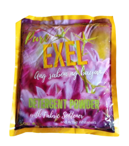EXCEL Pure Detergent Powder with Fabric Softener/ Conditioner and Active Whitener (Lavander Pouch) - 500 Grams (1/2 Kilogram)