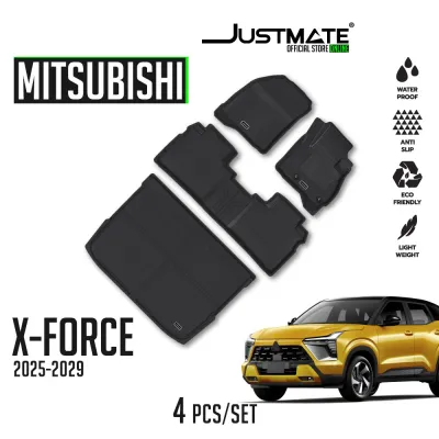 JUSTMATE MITSUBISHI พรมปูพื้นรถยนต์ X FORCE 2025 - 2029