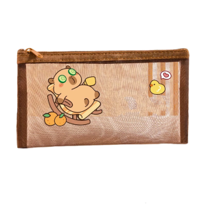 Cartoon Capybara Pencil Case Large Capacity Pencil Box Pen Bag School Office Supplies For Students Spacious Storage
