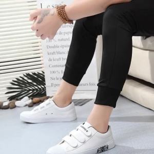 AU Kaibang classic mens canvas shoes couple style with a distinctive patterned sole and Velcro closure directly from the manufacturer trendy footwear