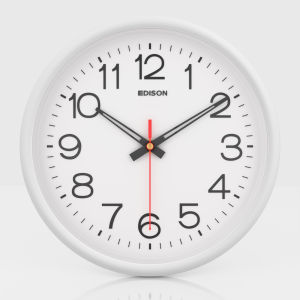 Jam Dinding Edison EDW 28 T26 Timbul Diameter 310mm 31cm