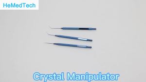 GREATLH Titanium Reverse Sinskey Hook Ophthalmic Surgical Manipulator Sinskey Hook Eye Microsurgery Device Instrument Ophthalmic