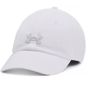 Mũ lưỡi trai UNDER ARMOUR style 1376714 màu trắng tích hợp băng thấm mồ hôi UA Siro mang lại sự thoải mái cả ngày của Mỹ