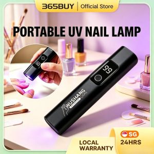 [SG] Mini Handheld Lamp Manicure Pen Nail Tools Uv Light Lamp Phototherapy Uv Led Lamps Portable Power With Display