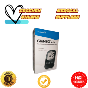 GluNEO Lite Meter Blood Glucose Monitoring with FREE 10 Strips and 10 Lancets