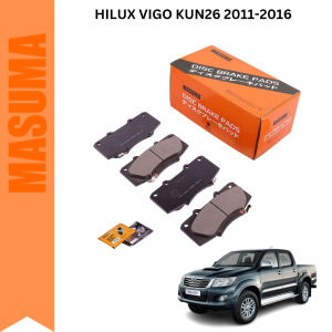 [MASUMA JAPAN] DISC BRAKE PAD FRONT TOYOTA HILUX VIGO KUN26 3.0 (2011-2016) BREK PAD DEPAN