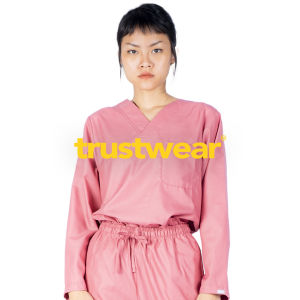 TRUSTWEAR - Basic Doctor’s Scrubs / Set Baju Celana Jaga OKA OK Perawat / Dokter Lengan Panjang Vol.3