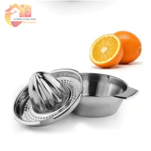 Dụng cụ vắt cam inox cầm tay 2 quai ép cam chanh bằng tay tiện lợi dễ sử dụng