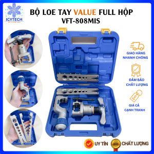 Bộ loe ống đồng value - bộ lã lệch tâm Value VFT-808-MIS (2 kẹp)- Loe tay Value Chính hãng - ICYTECH