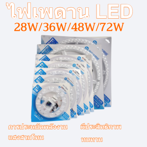 โคมไฟเพดาน LED แบบวงกลม แผงไฟแบบปรับเปลี่ยนแหล่งกำเนิดแสงแบบปรับเปลี่ยน วงแหวน หลอดไฟแบบแท่ง แผงไฟสำหรับใช้ในครัวเรือน