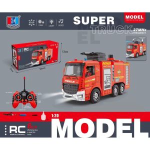 MAINAN EDUKATIF TRUCK PEMADAM PMK RC FIRE RESCUE HENGJIAN SERIES SEMPROT AIR SIRENE LAMPU