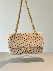 26a jennie The same style of high-end handmade polka dot shoulder bag with a touch of luxury and a light luxury chain for women a trendy bag