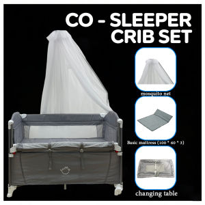 Baby crib multifunctional foldable portable baby crib 0-3 years old newborn movable crib with wheels newborn supplies