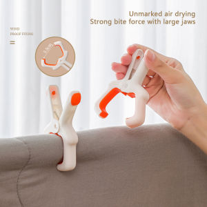 Large Beach Towel Clips Plastic Anti-Slip Fixed Clamps Strong Clamp Fixed Clip Seamless Quilt Clip Household Drying Clip