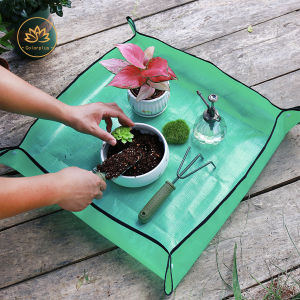 Colorplus Plant Repotting Garden Mat Waterproof Transplanting Mats Indoor Succulent Potting Mat Portable Gardening Soil Mat