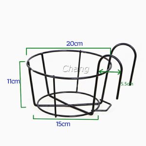 ที่แขวนกระถางต้นไม้แบบเหล็ก กระถางแขวนผนัง flower stand