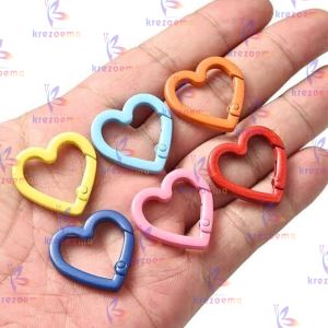 Ring pengait buka tutup love warna warni 1pcs