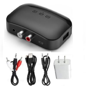Thiết Bị Nhận Bluetooth BLS-B20 Có NFC Cổng 3.5mm Aux Stereo 2RCA USB Khe Cắm Thẻ Nhớ Tặng Cốc Sạc