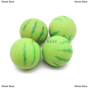 [COD] Home Base ของเล่นรูปแตงโมผลไม้เทียมใหม่ลูกบอลระบายสีแดงเด้งช้าของเล่นคลายเครียดสำหรับเด็กผู้ใหญ่