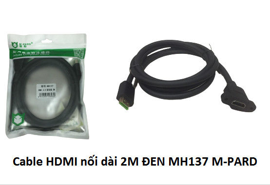 Cable HDMI nối dài 2M Đen MH137 M-PARD