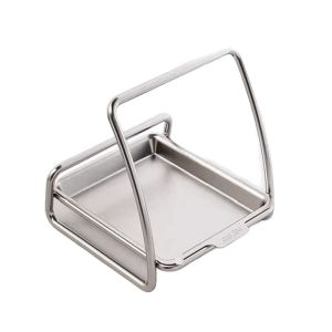 LYMEDIA Stainless Steel Cutting Board Holder Rustproof with Draining Tray Pot Lid Stand Durable Large Capacity Kitchen Storage Rack