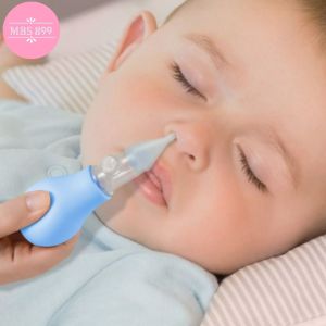 Manual Silicone Nasal Aspirator Infant Nasal Suction Device Nose Cleaning Tool Safety Nose Cleaner Baby Health Care  泵式新生儿感  冒鼻涕清洁器 防逆流吸鼻器