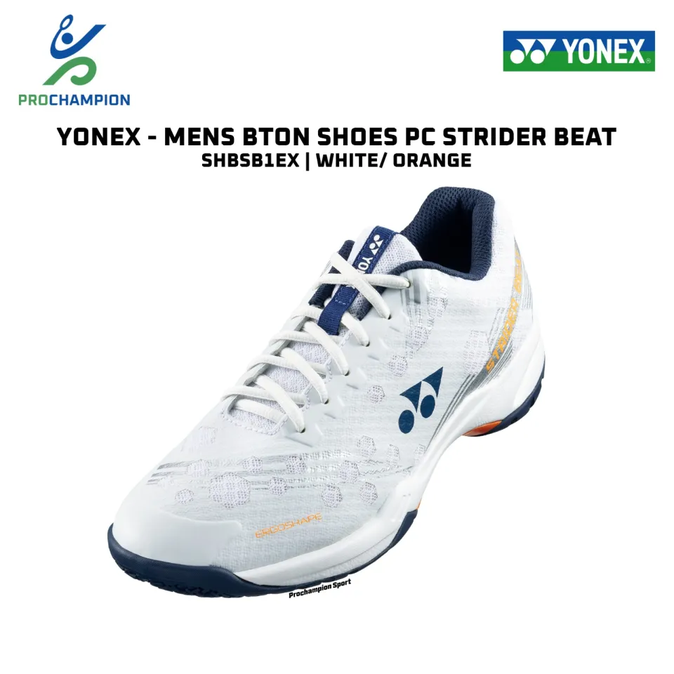 New ! Sepatu Badminton Yonex Strider Beat SHBSB1 EX White Orange