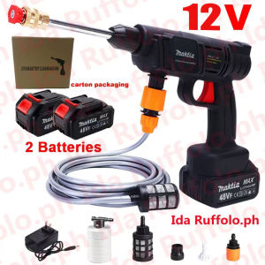 Pressure Washer Cordless Portable Car Wash Water Gun 168V High Pressure Wireless 45000Kpa Cleaning Water Gun Garden Sprayer High Pressure Water Pump Power Spray with Lithium Battery With Charger Rechargeable