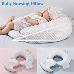 NAMSHEVA 15° Slope Baby Nursing Pillow 2-in-1 Soft Breastfeeding Pillow Ergonomic Design Comfortable Head-up Training Pillow Feeding Time
